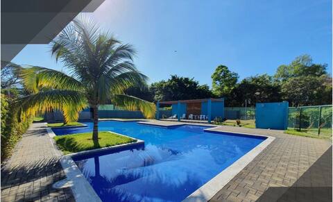 Private residential, access to pool.