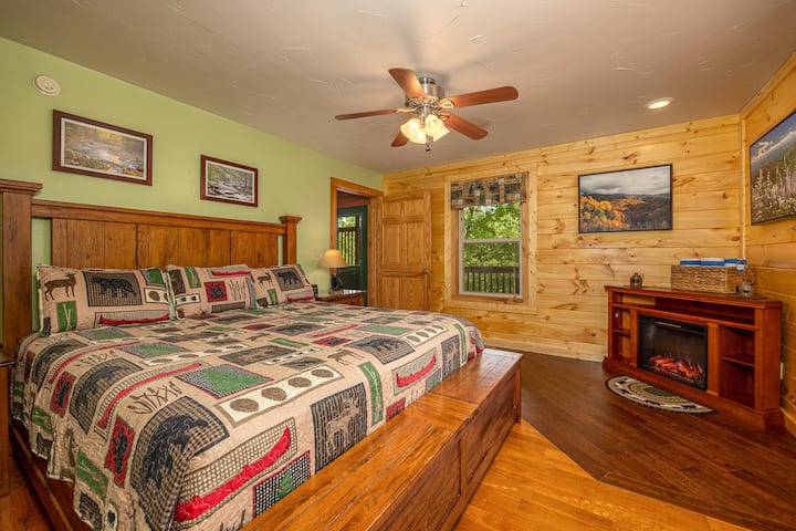 Mastersuite met kingsize bed