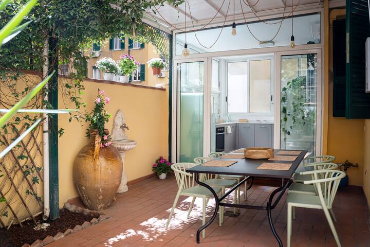 1 stop to Colosseo, eco, design, courtyards, quiet
