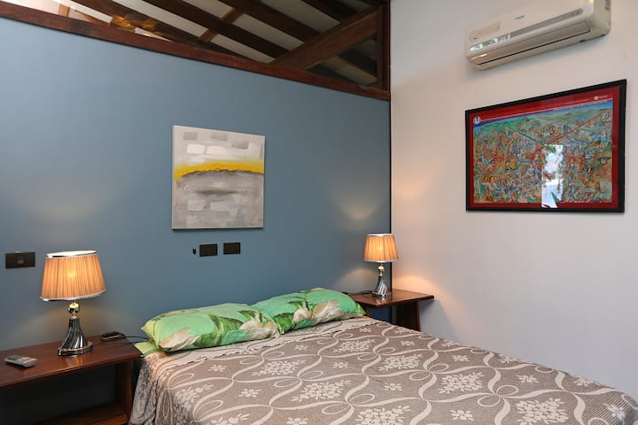 Segunda habitación doble y cama individual