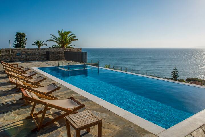 Almyra Seaside Villa with Private Pool – Sleeps 9