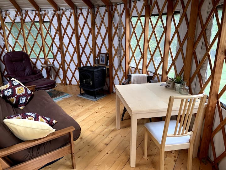 Bartlett's Blueberry Farm Yurt - New Hampshire