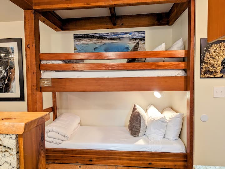 Bunk beds for kiddos or guests