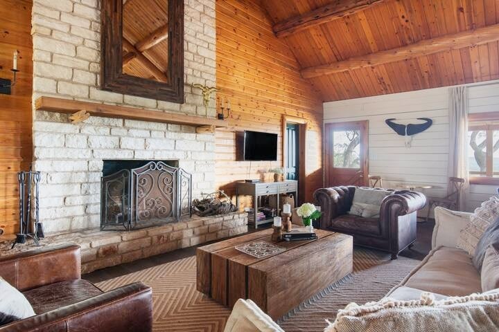 Successful Airbnb property: Magical, Spacious Log Cabin, Hill Country Views in Wimberley