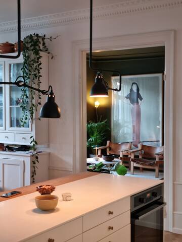 Sleek, Modern Apartment with Balcony by the Metro