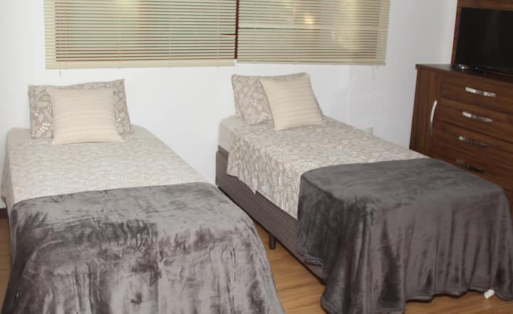 带2张单人床的套房