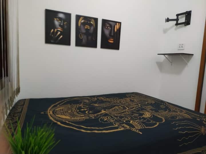 Room (Queen bed, wardrobe with hangers, air conditioning, 32”TV - not in photo)