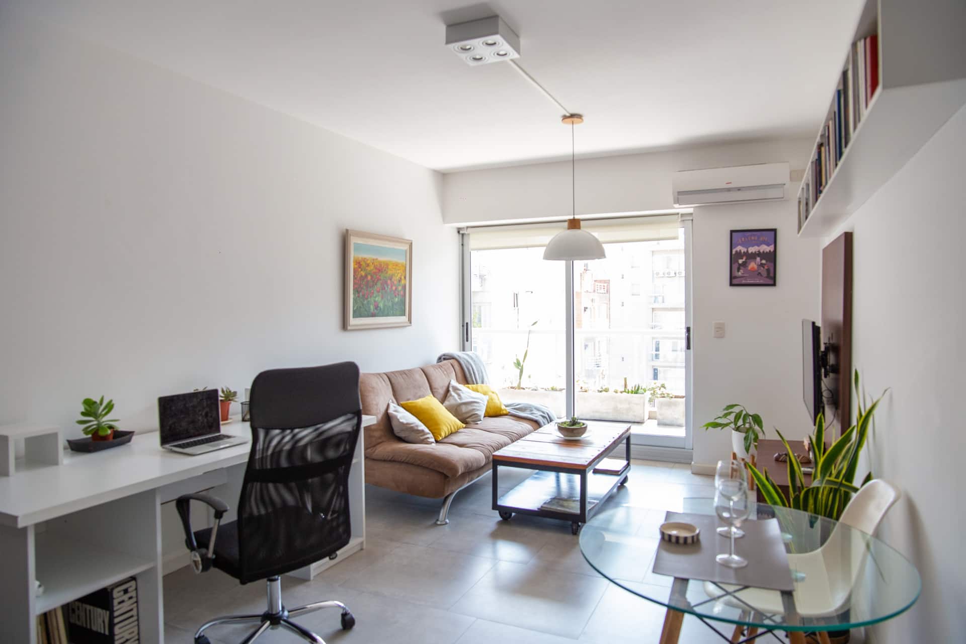 Modern apartment, balcony, terrace, grill, pool