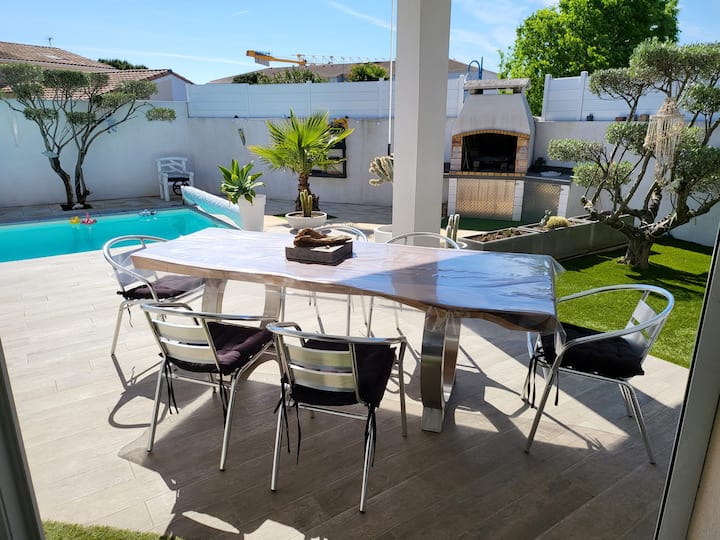 Nice house with heated pool