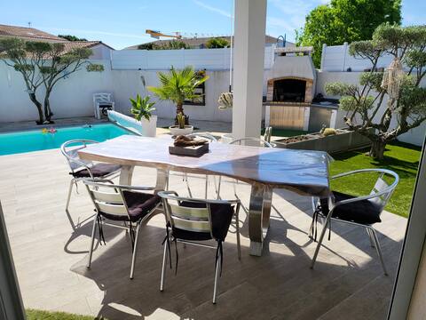Nice house with heated pool