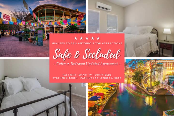 Free Parking And Coffee | Smart Tv | Fast Wi-fi - San Antonio, TX