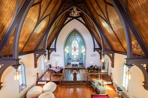 Enjoy vacationing in a historic Church!
