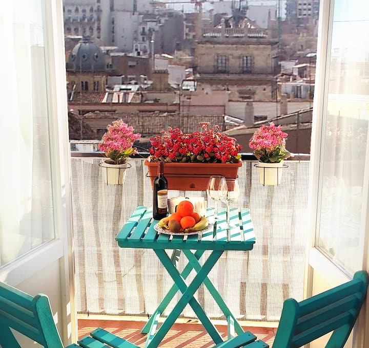 Maison Ruzafa Attic Central Park. Wifi Ac - Valencia