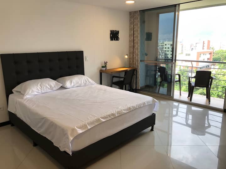 Amazing View Great Studio Apartment in Rosales Apartments for Rent in Medellín, Antioquia