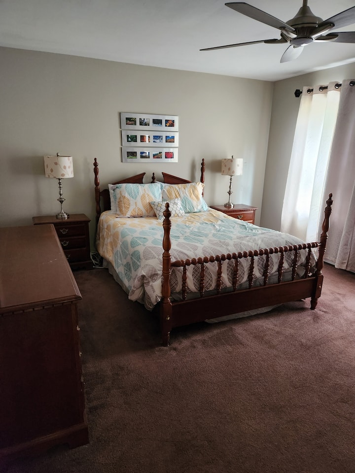 Master BR (downstairs) with private bathroom