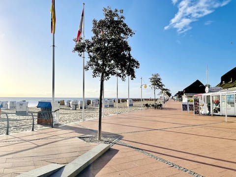 Apartment in Dahme - close to the beach & beach chair