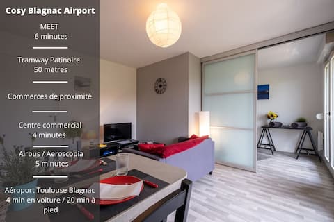 Apartment Cosy - Toulouse Blagnac Airport