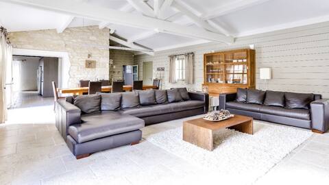 Authentic stone house renovated