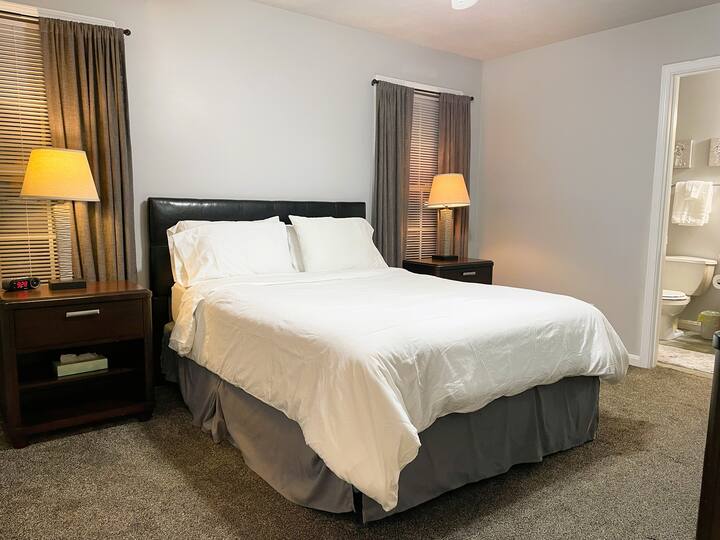 Master Bedroom with a queen-sized bed.