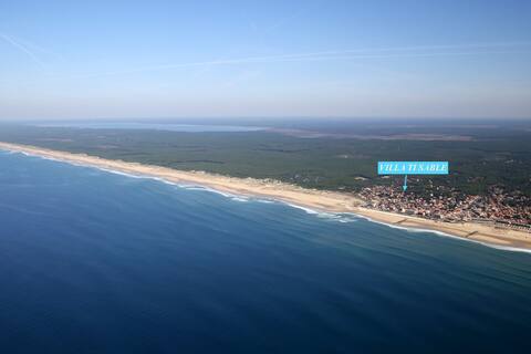 villa tisable - 12/14 people - beach center 300 m away