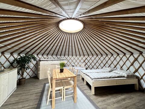 yurt at the Lama & Alpakahof Triesenberg