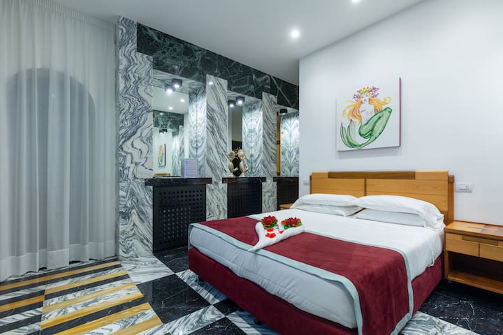 Zimmer 3 1. Stock mit Meerblick (schneller Zugang zum Pool)