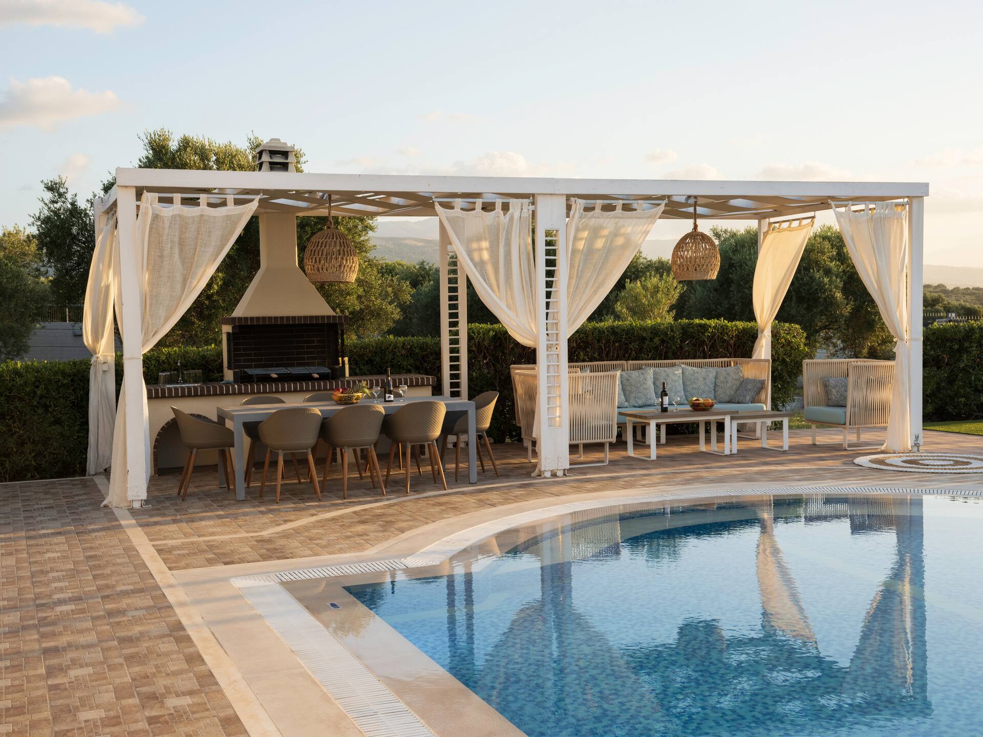Sunset & Privacy: 100m² Pool & Heated Indoor Pool — foto 5
