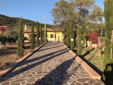 Charming little villa facing the Stromboli