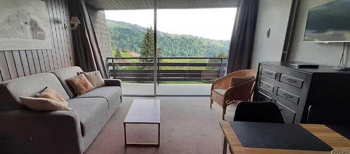 Studio Avec Tennis Et Piscine Nd De Bellecombe - 
