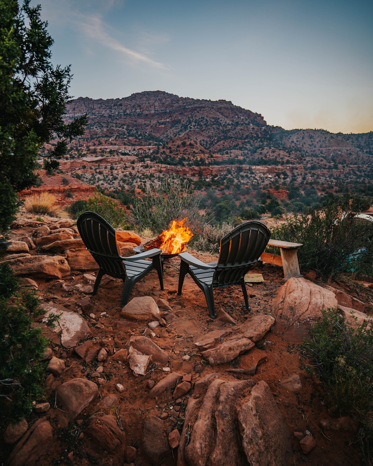 EcoFriendly AFrame Hot Tub, Zion Canyon Views Tiny houses for Rent
