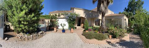 A villa with pool for a vacation in the sun