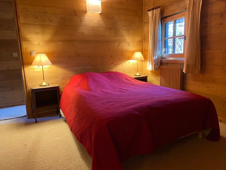 Habitación con vistas a la Cúpula de Miage, cama de 140, arriba 