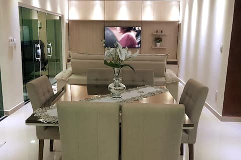 House on the green coast of RJ, Swimming pool, Sauna, Wifi.