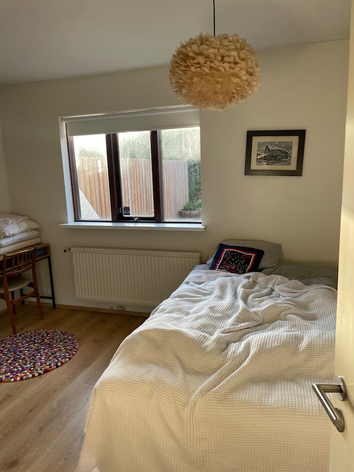 Second bedroom on the 1st floor. 120cm wide bed