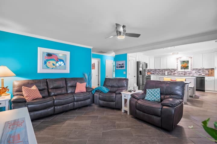 Sala de estar y cocina 