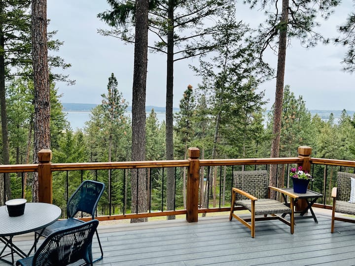 Nature House Spalike bath, wildlife, lake view! Cabins for Rent in