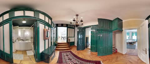 Leistungsstarkes Airbnb: Big Viennese City Apartment with Piano and AC in Neubau