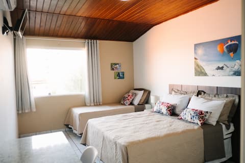 Independent suites w/ Wi-Fi, cable, kitchen