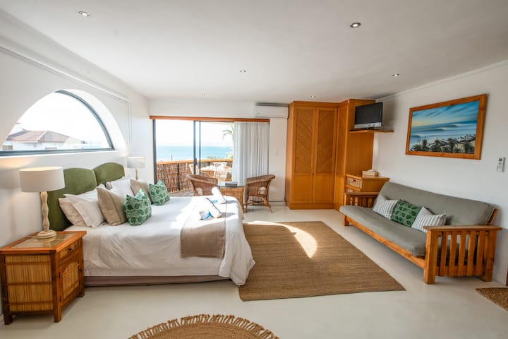 Our sea view family suite is extra spacious!