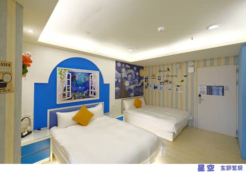 85 Asia Pacific Hotel | City View Quadruple Room | Kaohsiung City Accommodation | Near Sanduo Busine