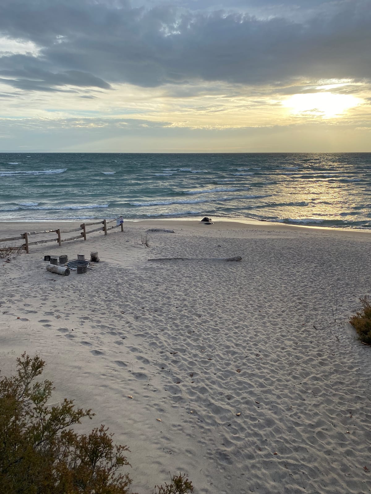 Our Beach - soft sand and open waters of Georgian Bay