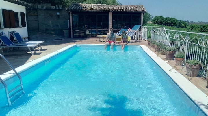 Studio In Castel Colonna, With Pool Access And Enclosed Garden - Senigallia