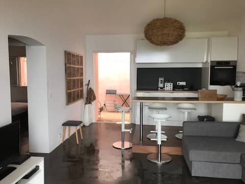 Airbnb performant: Exceptional sea view, 2 rooms with terraces à Conca