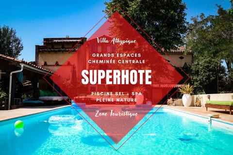 Villa MAS GUAPA in the TARN Albigeois + HOT TUB