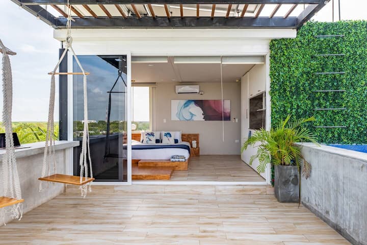 Rooftop Pool Paradise with Jungle Views - Apartments for Rent in Tulum, Qu, Mexico - Image 1