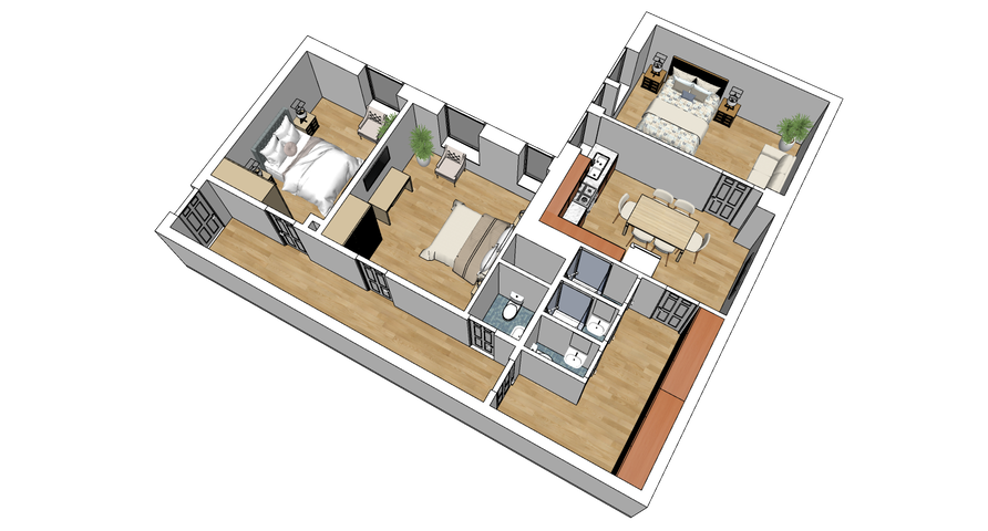 ※Heart of Munich※3BR※2Min Walk to Central Station※ gallery image 2