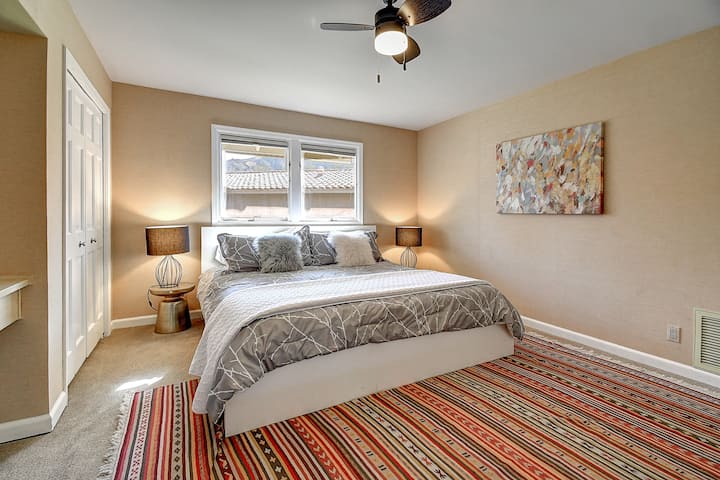 Bedroom #4 in South Wing.  King Bed