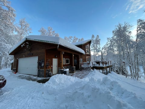 The Rusty Salmon Lake House with Deck and Dock