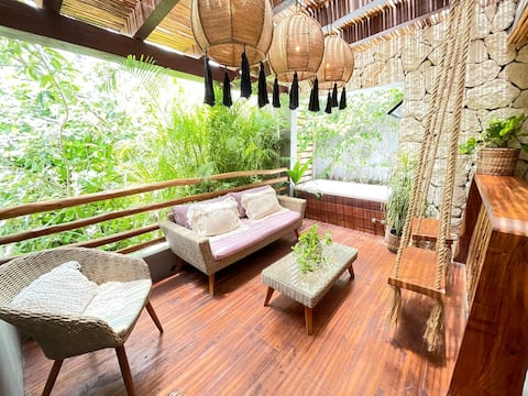 Top Airbnb: 5 Min Beach -Villa Private Pool - Jacuzzi and Bar en Tulum