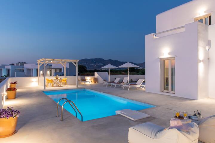 4 Villas Estate | 4 Pools | 5 BDR | Naxian Lounge gallery image 2